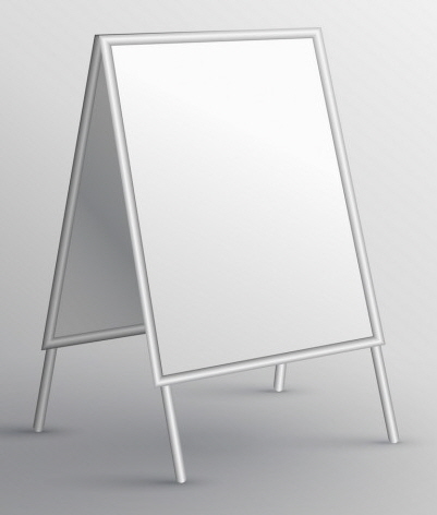 A-Frame Sandwich Board Sign production in Vancouver